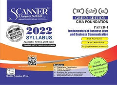 Scanner CMA Foundation (2022 Syllabus) Paper-1 Fundamentals of Business Laws and Business Communication Green Edition