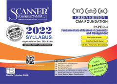 Scanner CMA Foundation (2022 Syllabus) Paper- 4 Fundamentals of Business Economics and Management Green Edition