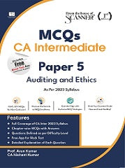 Scanner CA Inter (2023 Syllabus) Paper-5 Auditing and Ethics MCQ Bank