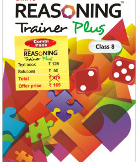 BMA's Reasoning Trainer Plus Combo (Textbook + Solution) for Class - 8