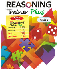 BMA's Reasoning Trainer Plus Combo (Textbook + Solution) for Class - 8