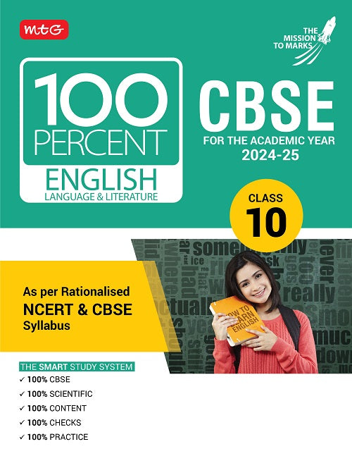 100 Percent English Book for Class 10 by MTG Learning