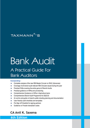 Bank Audit : A Practical Guide for Bank Auditors book by Anil K.Saxena