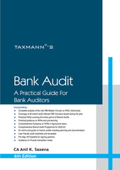 Bank Audit : A Practical Guide for Bank Auditors book by Anil K.Saxena