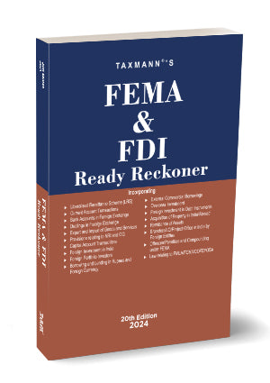 FEMA & FDI Ready Reckoner by Taxmann