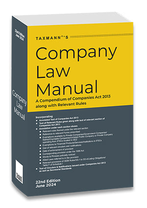 Taxmann's Company Law Manual book