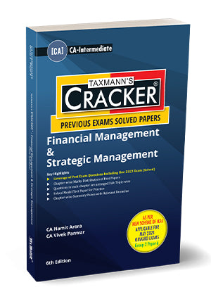 Taxmann Cracker - Financial Management & Strategic Management for CA Inter by CA Namit Arora, CA Vivek Panwar.