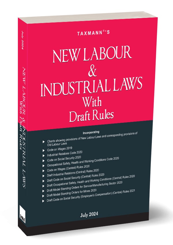 New Labour & Industrial Laws with Draft Rules book by Taxmann