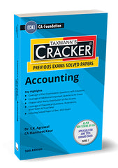 Taxmann Cracker - Accounting Book for CA Foundation by S.K. Agrawal, Manmeet Kaur.