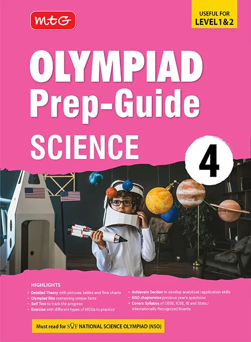 Olympiad Prep-Guide (OPG) Class 4 Science (NSO) book by MTG Learning