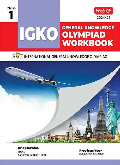 International General Knowledge Olympiad (IGKO) Workbook for Class 1 by MTG Learning
