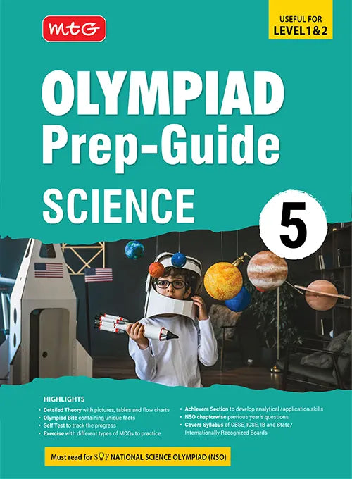 Olympiad Prep-Guide (OPG) Class 5 Science (NSO) book by MTG Learning