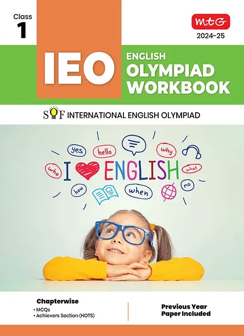 International English Olympiad (IEO) Workbook for Class 1 book by MTG Learning