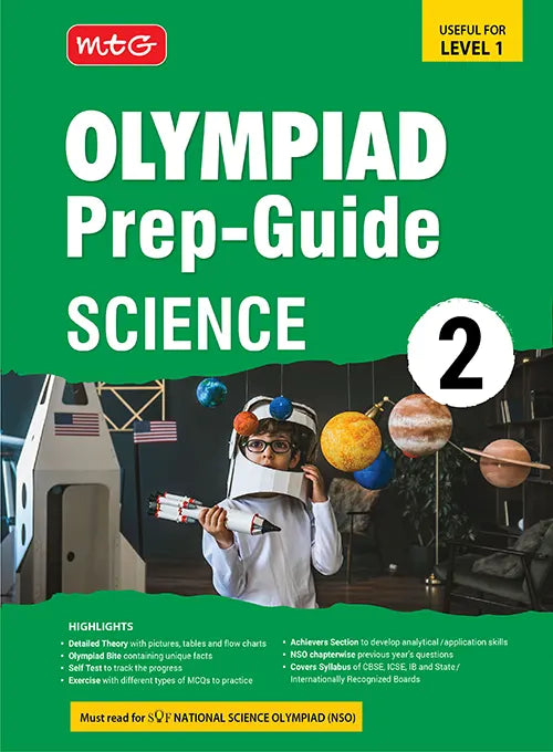 Olympiad Prep-Guide (OPG) Class 2 Science (NSO) book by MTG Learning