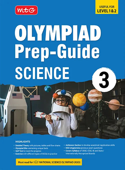 Olympiad Prep-Guide (OPG) Class 3 Science (NSO) book by MTG Learning