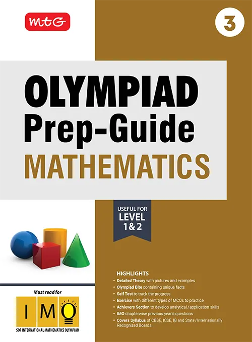 Olympiad Prep-Guide (OPG) Class 3 Mathematics (IMO) book by MTG Learning