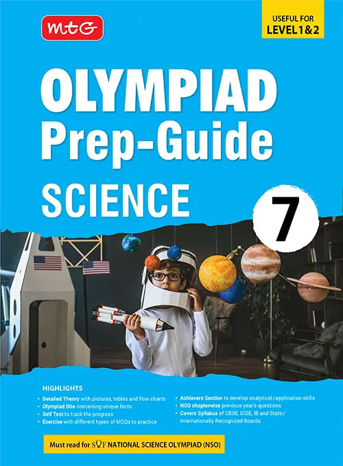 Olympiad Prep-Guide (OPG) Class 7 Science (NSO) book by MTG Learning