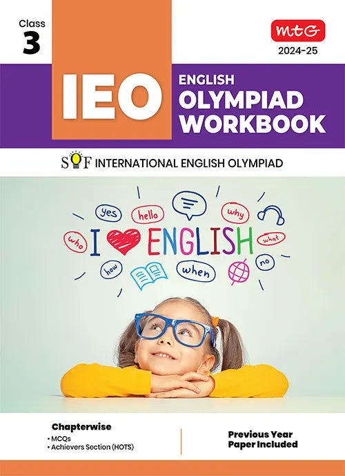 International English Olympiad (IEO) Workbook for Class 3 book by MTG Learning