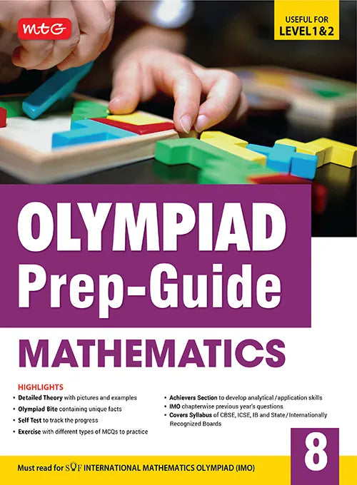 Olympiad Prep-Guide (OPG) Class 8 Mathematics (IMO) book by MTG Learning