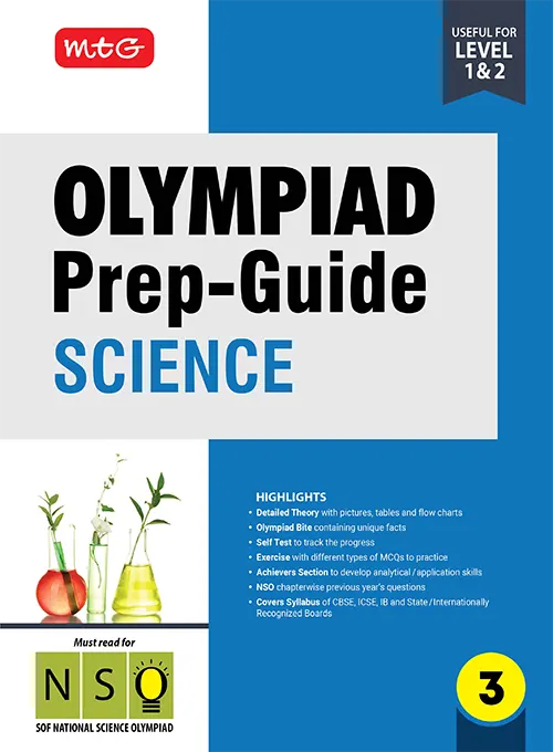 Olympiad Prep-Guide (OPG) Class 3 Science (NSO) book by MTG Learning