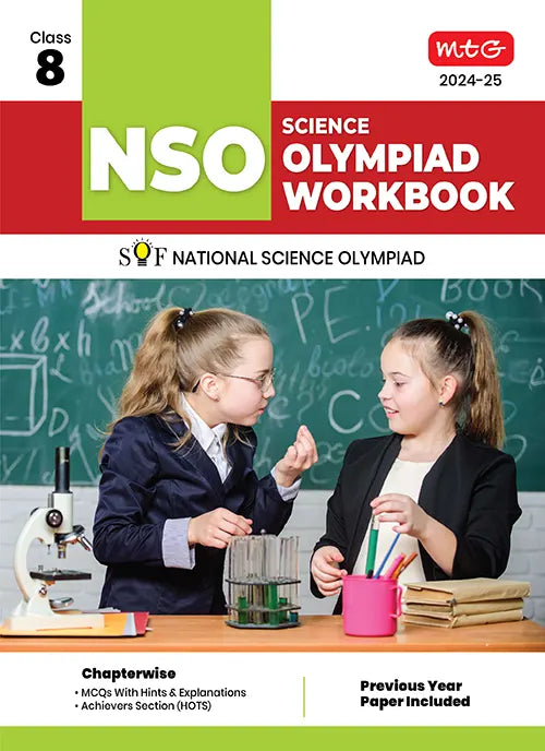 National Science Olympiad (NSO) Workbook for Class 8 by MTG Learning