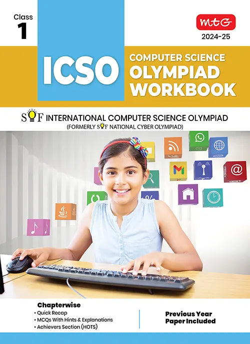 International Computer Science Olympiad (ICSO) Workbook for Class 1 book by MTG Learning