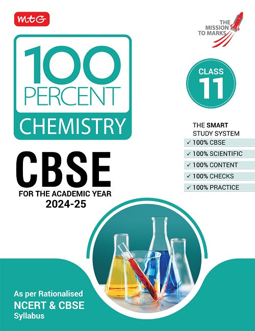 100 Percent Chemistry Book for Class 11 by MTG Learning