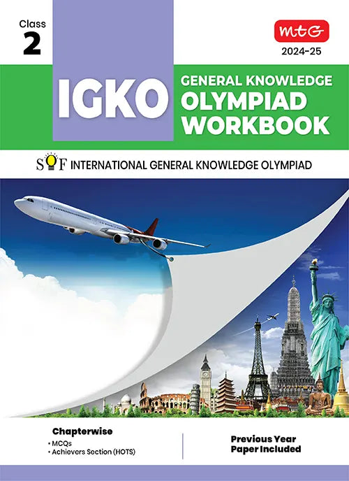 International General Knowledge Olympiad (IGKO) Workbook for Class 2 by MTG Learning