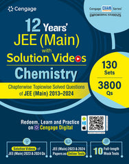 12 Years’ JEE (Main) with Solution Videos (Chemistry) book by Cengage