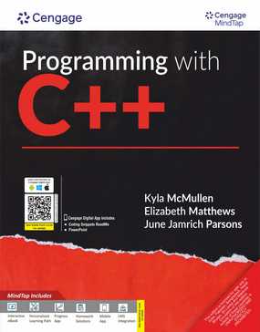 Programming with C++ with MindTap Book by Cengage