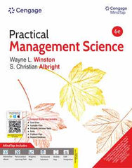 Practical Management Science with MindTap (6E) Book by Cengage