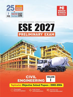 ESE 2027: Preliminary Exam: Civil Engineering Objective Solved Paper Vol-1 book by Made Easy