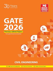 GATE 2026 : Civil Engineering Previous Year Solved Papers book by Made Easy