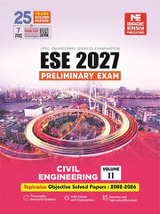 ESE 2027: Preliminary Exam: Civil Engineering Objective Solved Paper Vol-2 book by Made Easy