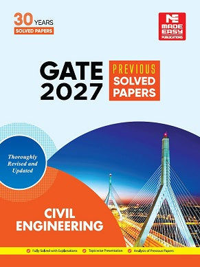 GATE 2027: Civil Engineering Previous Year Solved Papers book by Made Easy