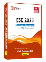 ESE 2025: Preliminary Exam: Civil Engineering Objective Solved Paper Vol-1 book by Made Easy