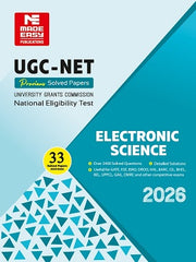 UGC-NET 2026: Electronic Science previous solved papers by Made Easy
