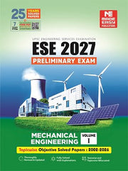 ESE 2027: Preliminary Exam: Mechanical Engineering Objective Solved Paper Vol-1 book by Made Easy