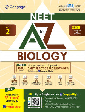 NEET A to Z Biology (Part 2) book by Cengage
