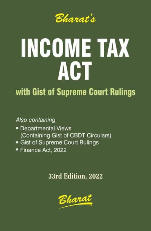 Bharat’s Income Tax Act With Gist of Supreme Court Rulings (Pocket Edition)