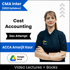CMA Inter Cost Accounting Video Lectures by ACCA Amarjit Kaur Dec Attempt (Download)