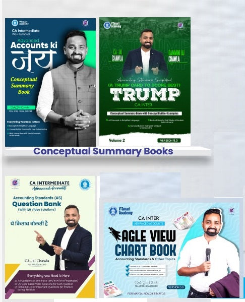 CA Inter Advanced Accounts Complete Book Set by CA Jai Chawla