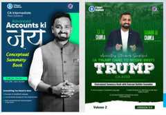 CA Inter Advanced Accounts (Adv. Acc ki Jai + AS Trump) Book Set by CA Jai Chawla