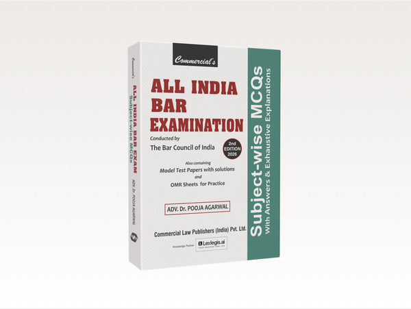 Commercial's All India Bar Examination Subject wise MCQs