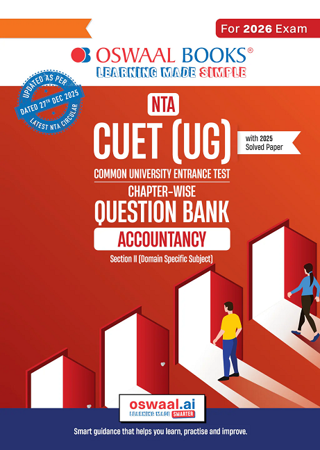NTA CUET (UG) Question Bank - Accountancy Book By Oswaal Books
