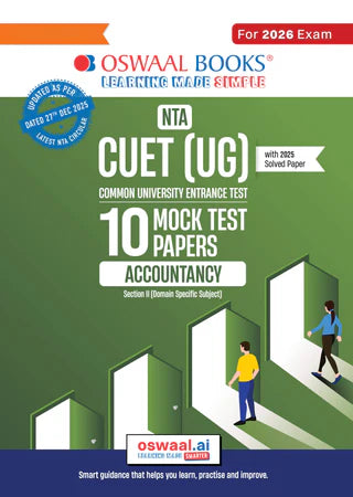 NTA CUET (UG) Mock Test Papers - Accountancy By Oswaal Books