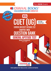 NTA CUET (UG) Question Bank - General Aptitude Test (English) Section III (Compulsory) Book By Oswaal Books