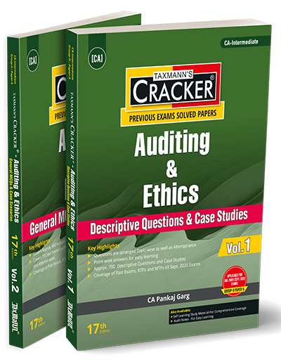Taxmann Cracker - Auditing & Ethics For CA Intermediate By CA Pankaj Garg