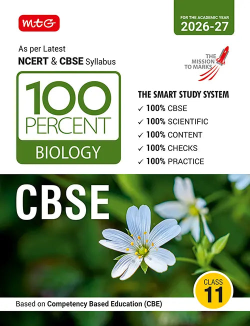 100 Percent NCERT and CBSE Biology Class 11 by MTG Learning