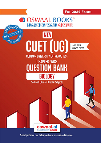 NTA CUET (UG) Question Bank - Biology Book By Oswaal Books